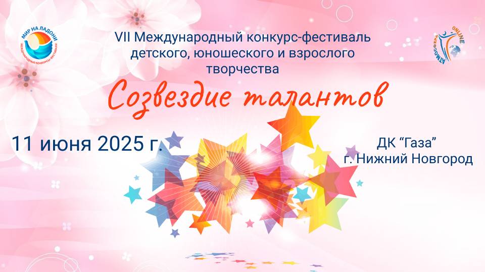 ЦЕРЕМОНИЯ НАГРАЖДЕНИЯ №2. СОЗВЕЗДИЕ ТАЛАНТОВ-VII Международный конкурс Н. Новгород. (11.06.25)