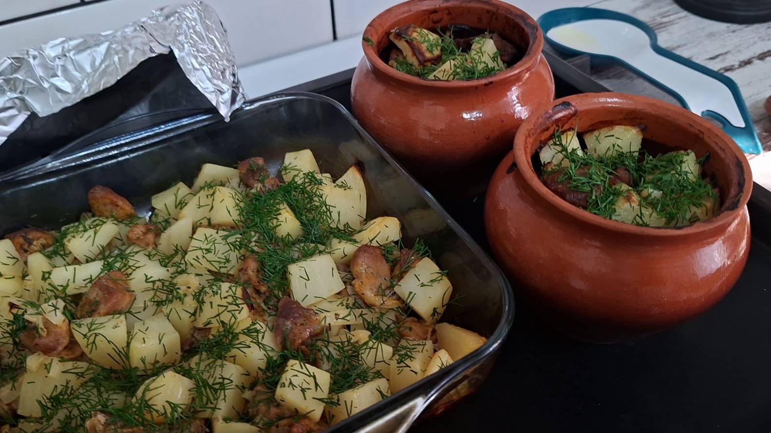 Ужин в горшочках, вкуснятина