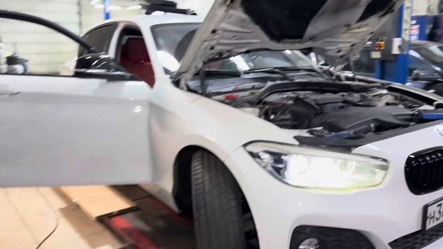 BMW F20 116i установка LED Фар / BMW F20 116i replace LED highlights