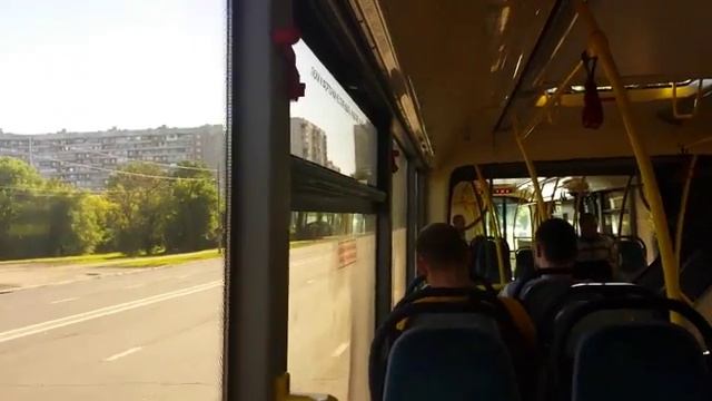 Поездка на автобусе ЛиАЗ-6213.22 № 03131 (031431) Маршрут № 605 Москва.