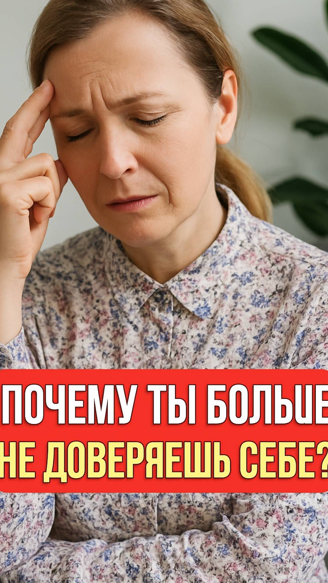 Почему вам кажется, что с вами что-то не так?