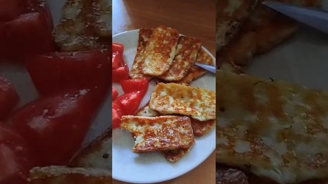 Сыр Халуми собственного производства.
Способ приготовления.