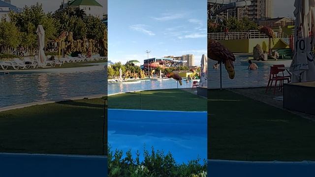 Красота в аквапарке ТикиТак на Чёрном море и тепло и весело отдохнуть в путешествии