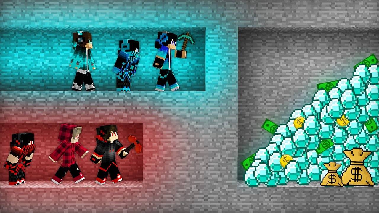 КТО ПЕРВЫЙ НАЙДЁТ КЛАД ХЕЙТЕРЫ ИЛИ ПОДПИСЧИКИ КОМПОТА В МАЙНКРАФТ  Компот Minecraft