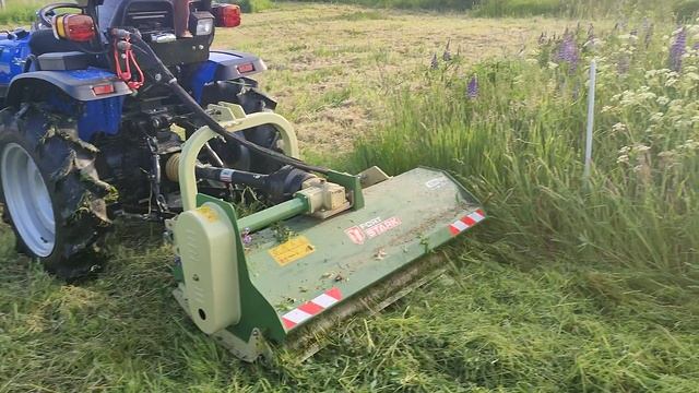 косим деревья и бурьян мульчером