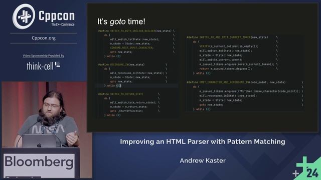 Lightning Talk Improving an HTML Parser with Swift 6 Pattern Matching - Andrew Kaster