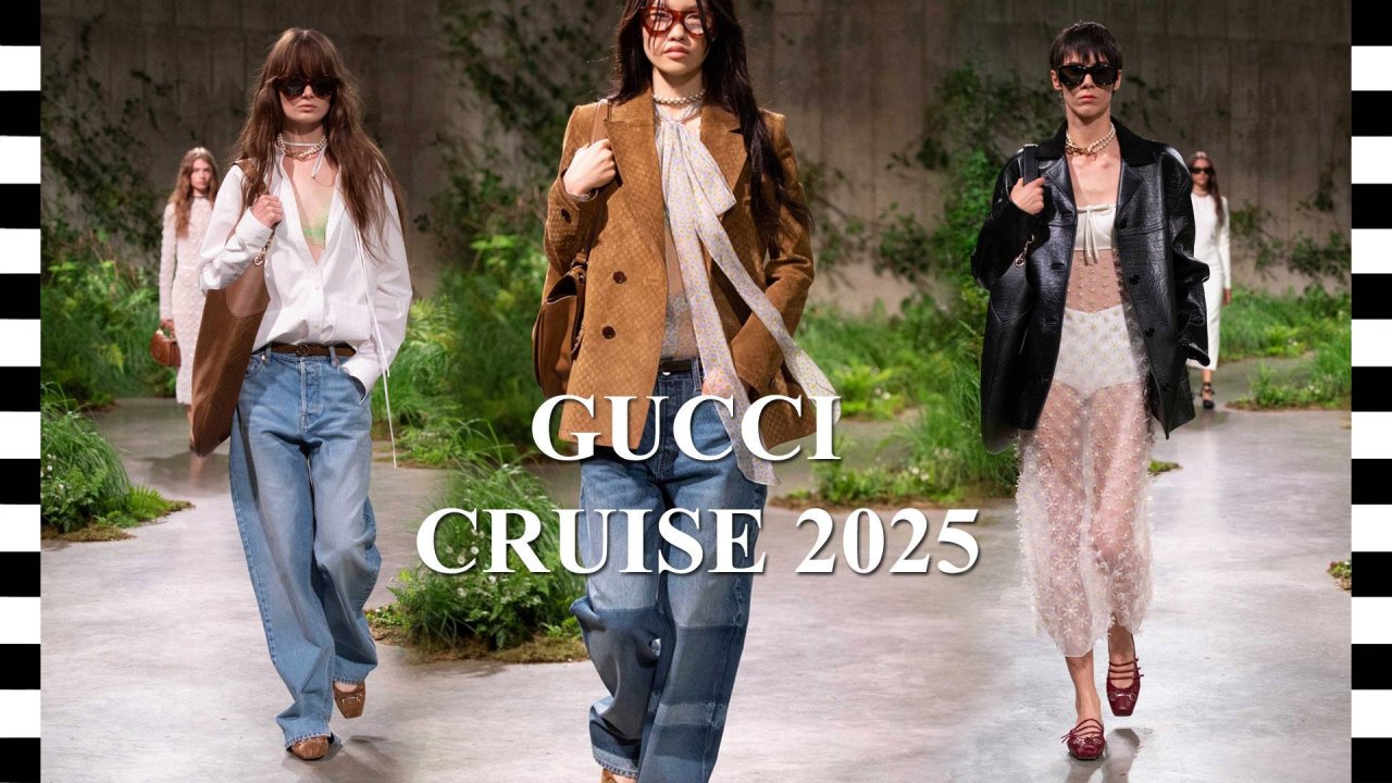 ✔️ GUCCI (Гуччи) - коллекция Cruise 2025 в Лондоне, видео с фото