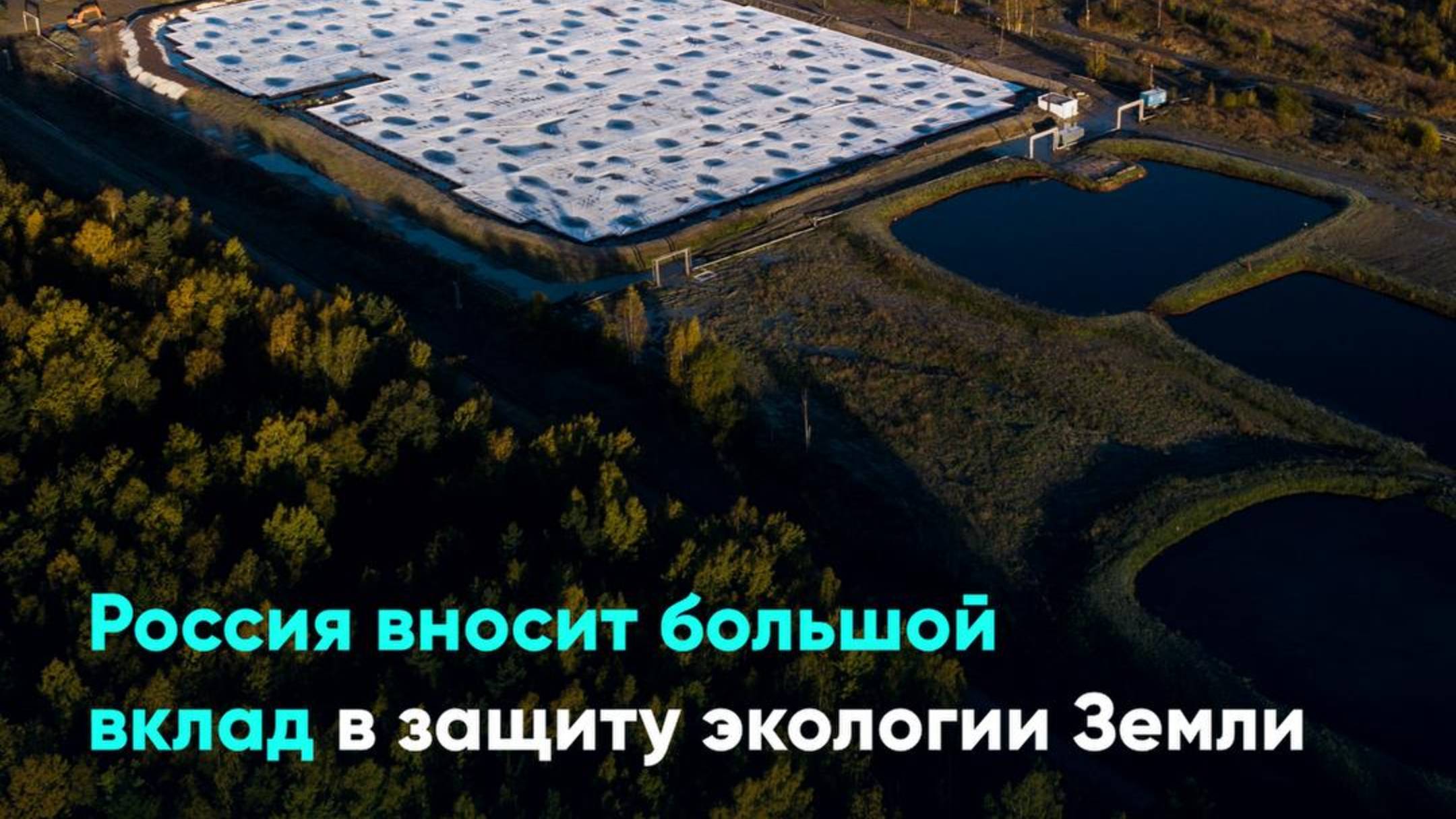 Россия вносит большой вклад в защиту экологии Земли