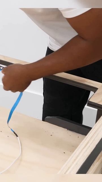 DIY Multi-Purpose Workbench (LED install part 1) – Ep. 10 #Short  #woodwork #diyprojects