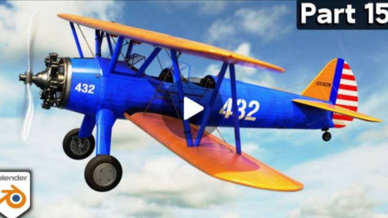Creating a Biplane in Blender 🛩️ Part 15 (Tutorial Series)