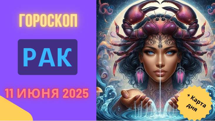 ♋ РАК — 11 ИЮНЯ ДЕНЬ НА ЭМОЦИЯХ! ГОРСКОП НА СЕГОДНЯ ПРЕДУПРЕЖДАЕТ