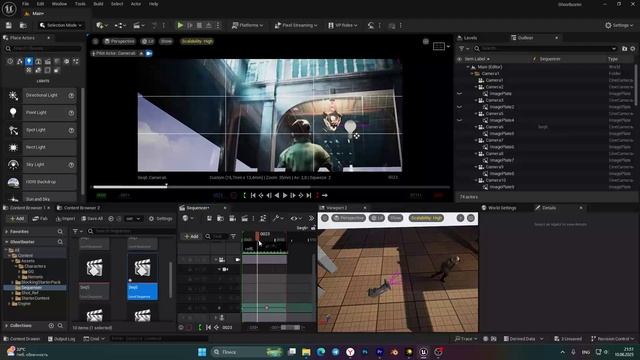 УЧИМСЯ ДЕЛАТЬ КРУТОЙ CINEMATIC с НУЛЯ в UE5 (часть 28)