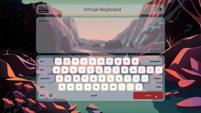 Виртуальная клавиатура | Virtual keyboard