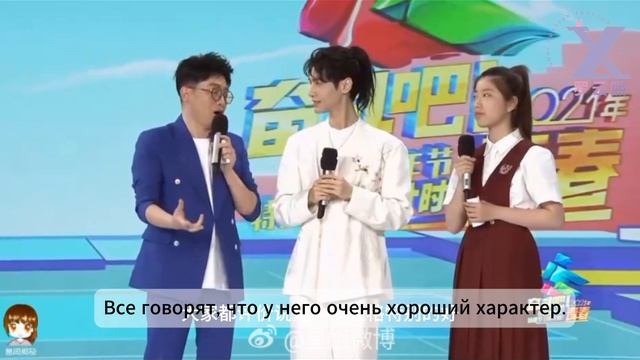 040521 RUSSUB  Ло Юньси интервью гала-концерт на CCTV-1 Вечер молодежи