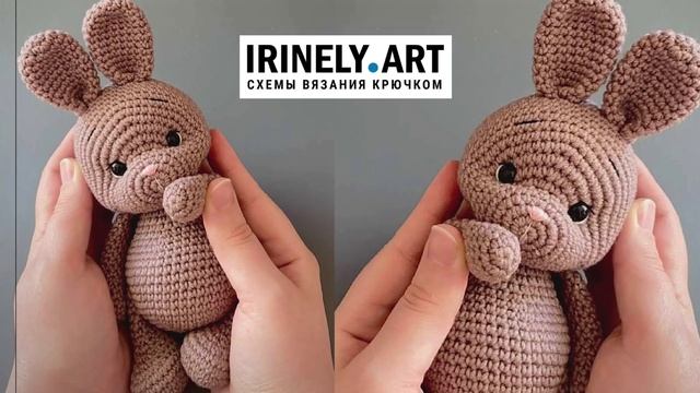 Схема Зайка крючком. Амигуруми схемы и описания. Автор: ML.Loops