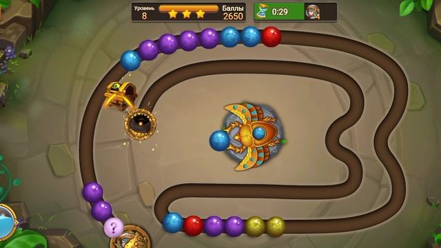 МОБИЛЬНАЯ ИГРА ЗУМА ЛЕГЕНДА - MARBLE LEGEND — УРОВЕНЬ 8