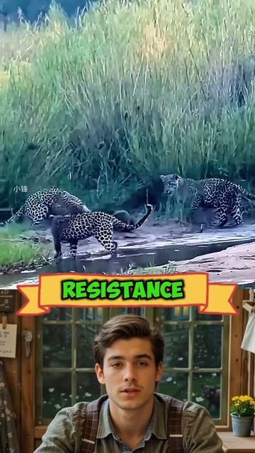 VaSN2cYbVUs - ＂Battle of the Fearless： Honey Badger vs. Leopards＂ #shorts #animals #leopard #honey #