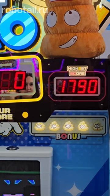Игровой автомат-бросалка «Toilet Hero”