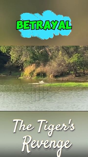 HhyceD-MFuQ - Predator's Gambit： Failed Crocodile Ambush and Tiger's Revenge #shorts #wildlife #anim