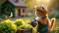 🏡 Tiny Cat’s Cozy Haven A Home Filled with Warmth & Whimsy! ✨🐾☕