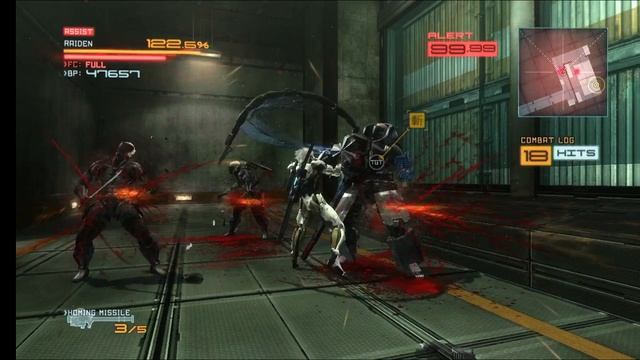 Metal gear Rising. 05. Вглубь здания и Босс Sundowner