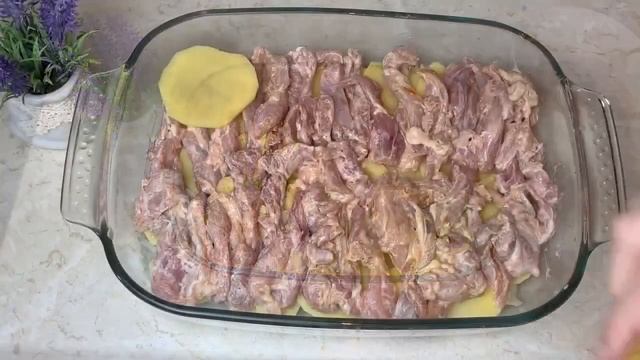 Быстрый Рецепт Ужина Картошка и Куриное в духовке