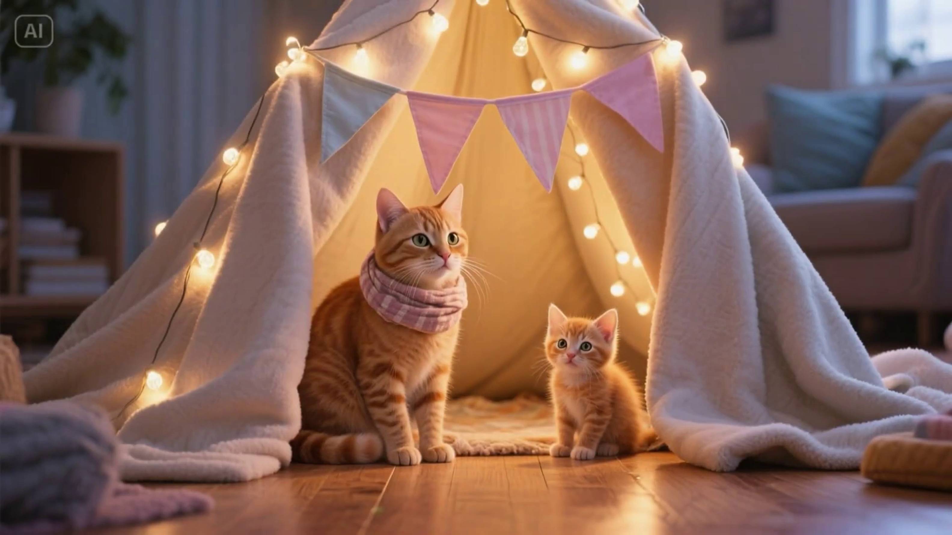 Котик и домик