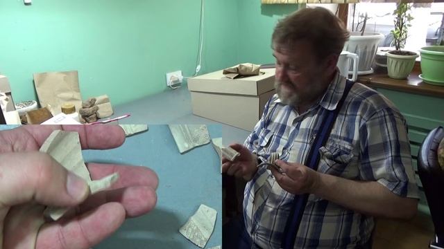 Праздничный кувшин из Египта на раскопе по ул. Калинина 60