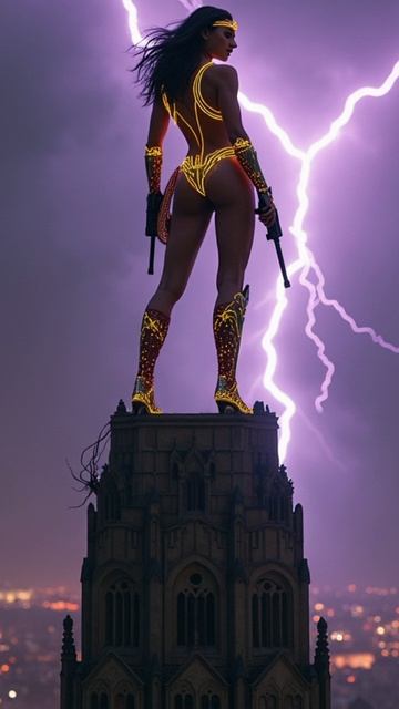 Wonder Woman WITH Suicide Squad #dccomics #dc #wonderwoman #harleyquinn #suicidesquad #battle #ai