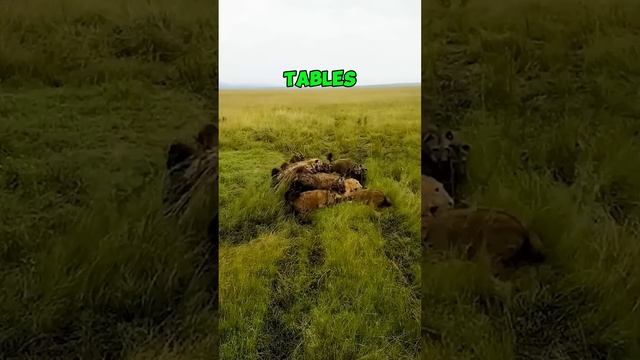VgomIynLpGc - Savannah Showdown： When the Lions Fought Back #shorts #animals #lion