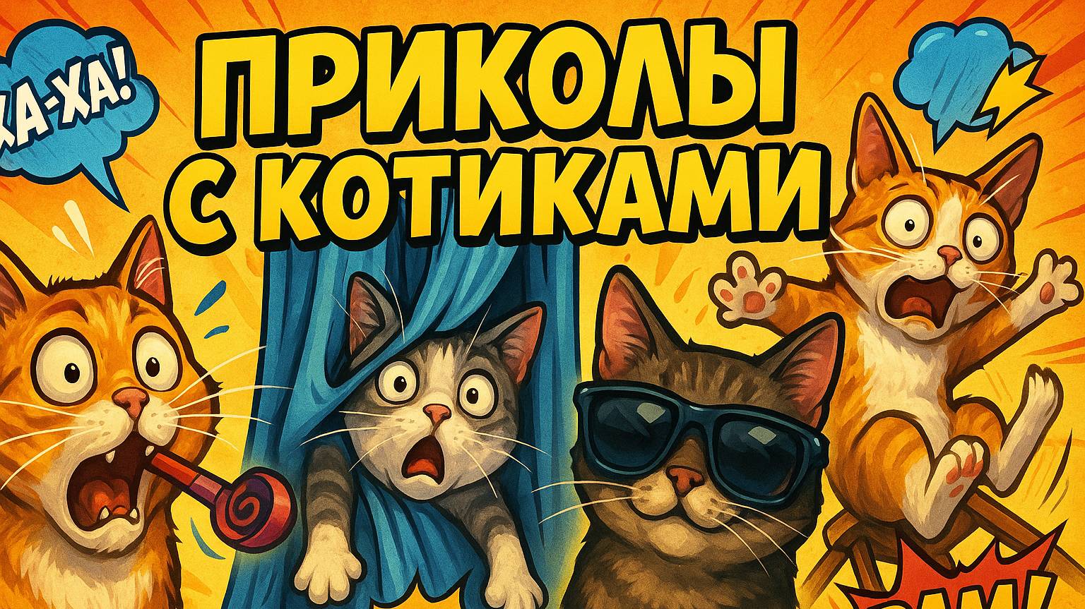ПАДЕНИЯ, ЗАСТРЯВШИЕ КОТЫ И УГАР!