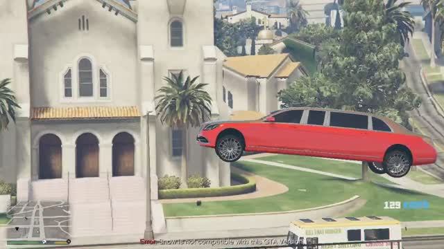 Mercedes Benz Maybach S650 франклин подарил майклу супер лимузин в #gta5