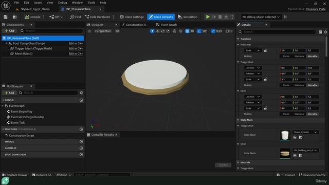 5. Pressure Plate Blueprint