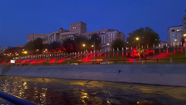 Moscow 2024. Вечерняя прогулка по Москве реке.