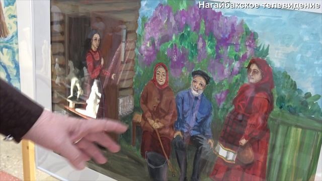 Сюжеты нагайбакских сказок отображены в картинах и скульптурах.