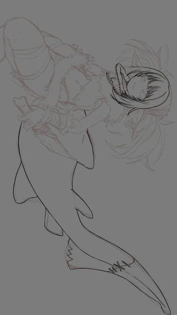 Goblin Shark Gura #gawrgura #art #gura #hololive #vtuber #timelapse #drawing #gawrt #fyp