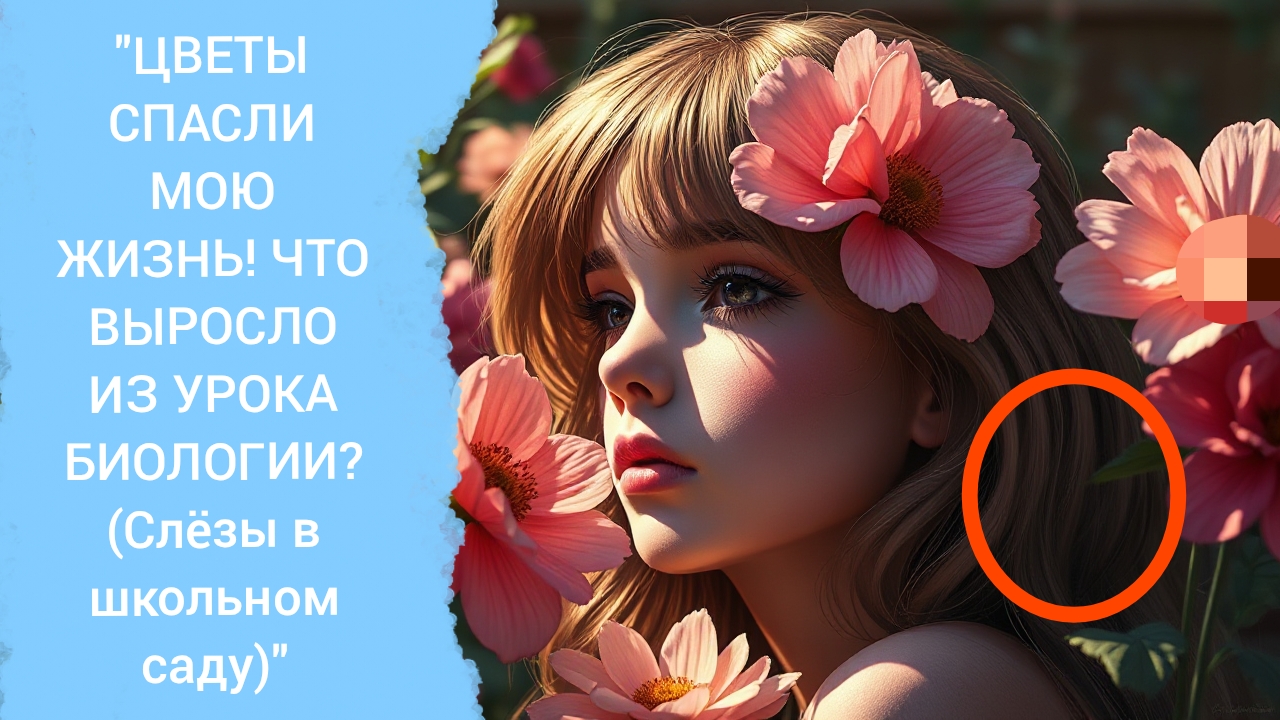 ЦВЕТЫ СПАСЛИ МОЮ ЖИЗНЬ! ЧТО ВЫРОСЛО ИЗ УРОКА БИОЛОГИИ (Слёзы в школьном саду)