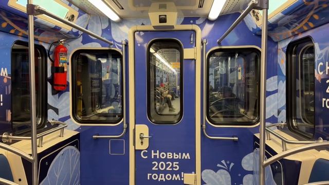 Обзор на новогодний поезд "Ока» 2025!