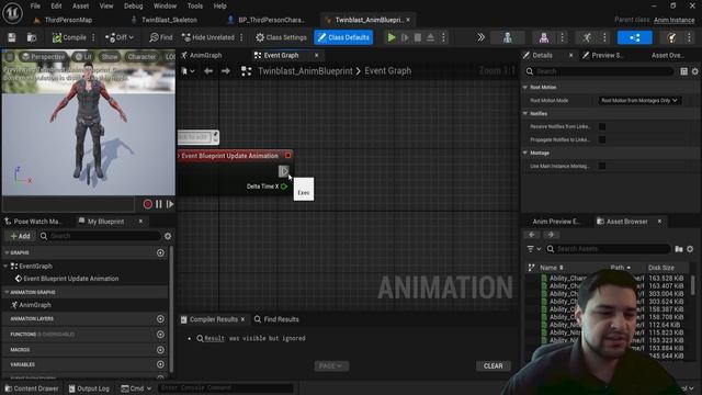 Как сделать МОРГАНИЕ персонажа | Уроки Unreal Engine