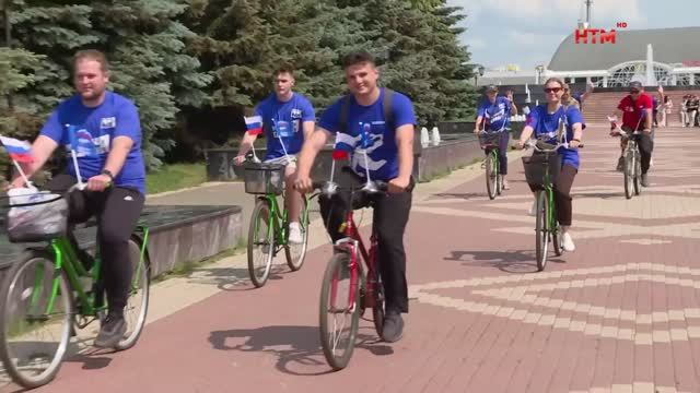 Велопробег в преддверии дня города и страны