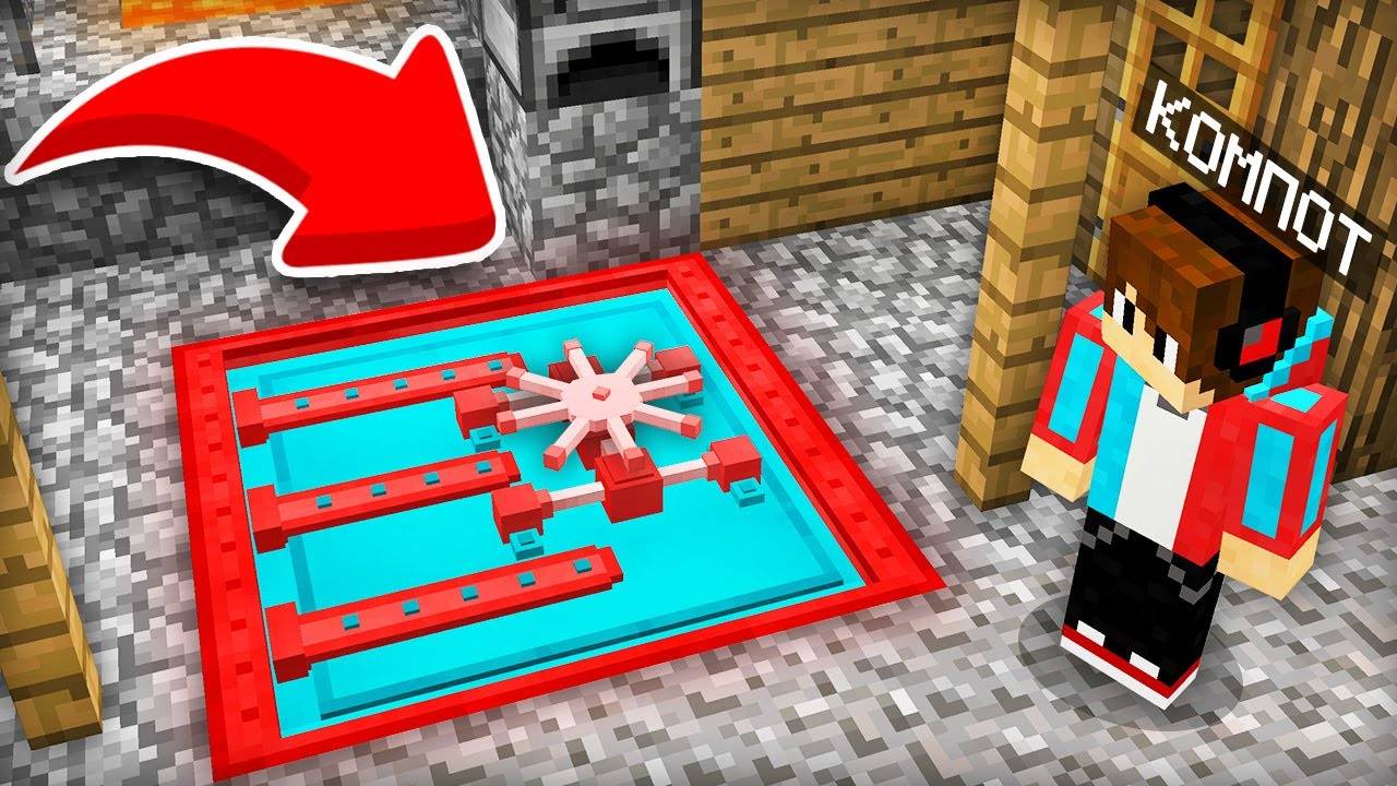 Я ПОСТРОИЛ БУНКЕР КОМПОТА ПОД СВОЕЙ КУЗНИЦЕЙ В МАЙНКРАФТ  Компот Minecraft