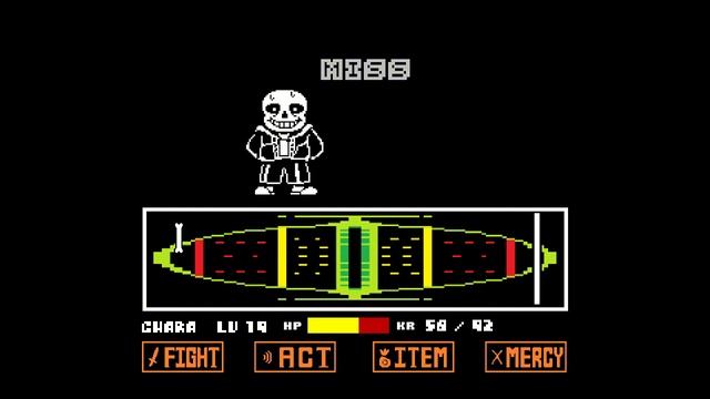 Bad Time Simulator - Sans Fight (NO HEAL)