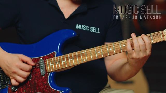SQOE STRATOCASTER BLUE THROUGH THE NEVER METALLICA - MUSIC SELL