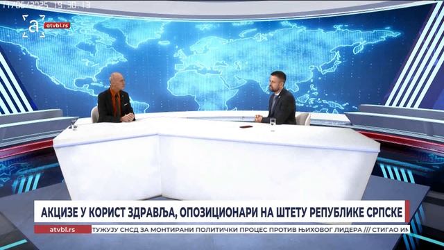 ТЕМА ДАНА: АКЦИЗЕ У КОРИСТ ЗДРАВЉА, ОПОЗИЦИОНАРИ НА ШТЕТУ РЕПУБЛИКЕ СРПСКЕ
