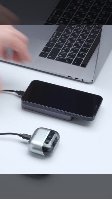 Внешний аккумулятор NRG Alum S 10000 мА-ч, 15Вт MagSafe от Deppa, 33705