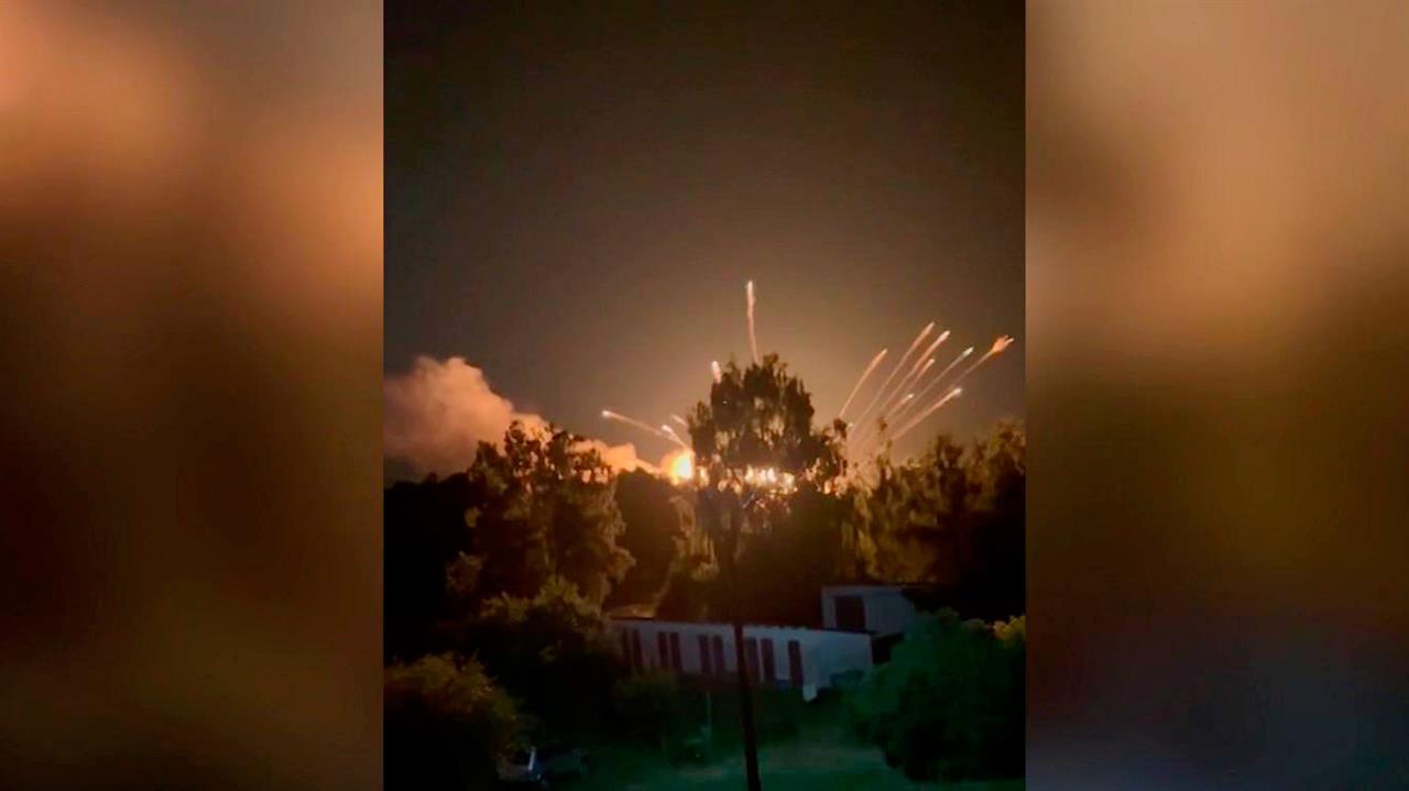 Опубликованы кадры атаки ВСУ на поселок Марьино в Курской области