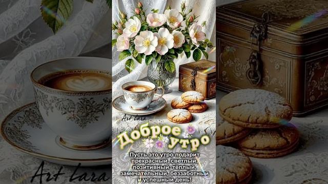 Доброе утро💖 Пусть день будет радостным и интересным ♥️🌝