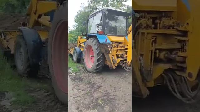 мтз погрузчик. экскаватор мтз 2101"интердон".