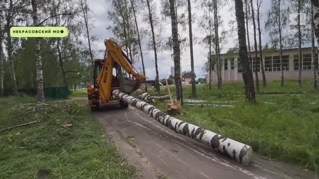 В «Ярэнерго» устраняют последствия урагана в Ярославском и Некрасовском округах