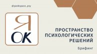 Брифинг по проекту ЯОк — Пространству психологических решений